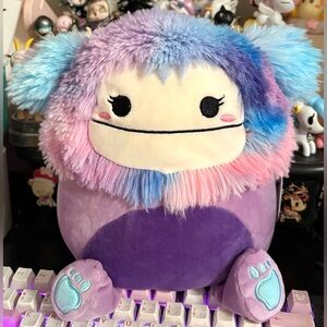 Eden the Purple Bigfoot 8" Squishmallow Stuffed Plush Animal Toy